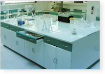 REAGENT RACKS WITH GLASS TABLE TOP