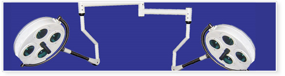 Ceiling Shadowless O.T. Light, Four Reflector Twin