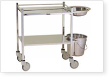MW 37 DRESSING TROLLEY WITH BOWL & BUCKET