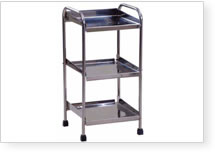 MW - 14 BED SIDE STAND FULL S.S.