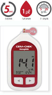 CERA CHECK hemoglobin
