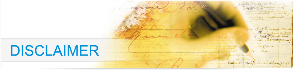 Disclaimer